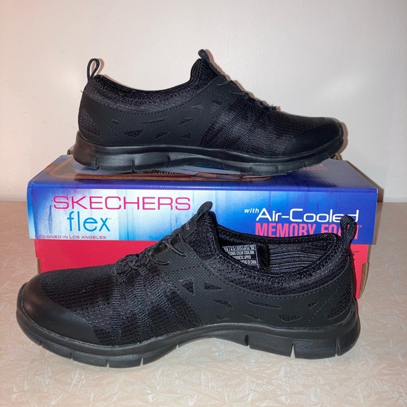 Womens Skechers Flex Memory Foam Slip on Shoes with box - Picture 3 of 9